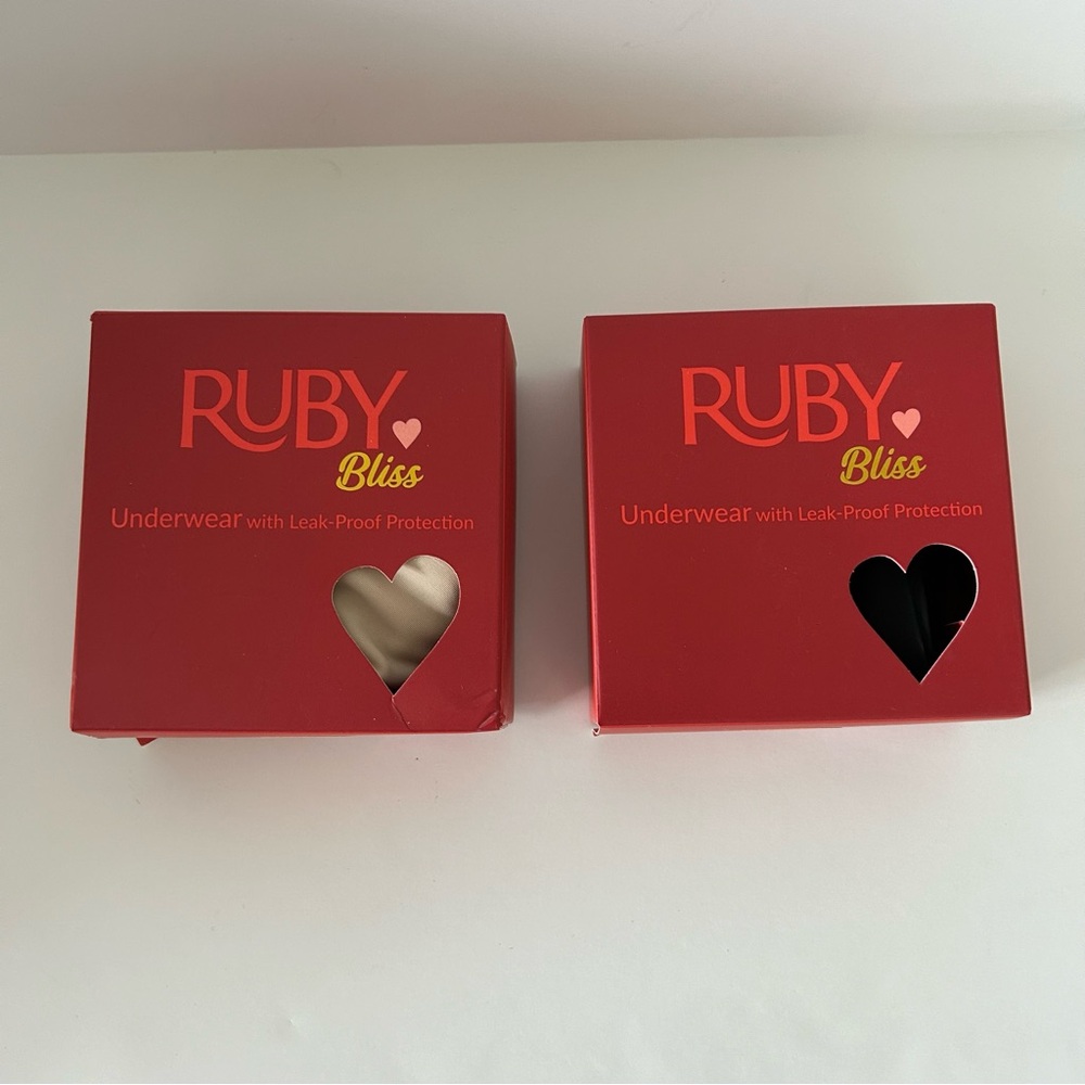 Last Chance 🚩 NEW 2 Pair Bundle Ruby Love Teen Period Underwear YM & YL